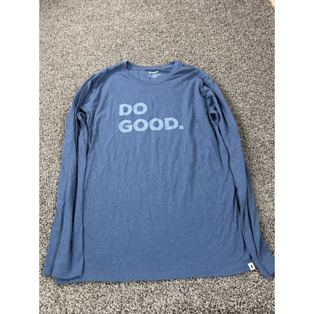Cotopaxi Do Good Long Sleeve T Shirt Men's Size XL Blue